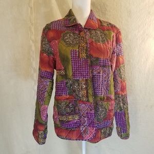 Beautiful Warm Quilted Silk Jacket
